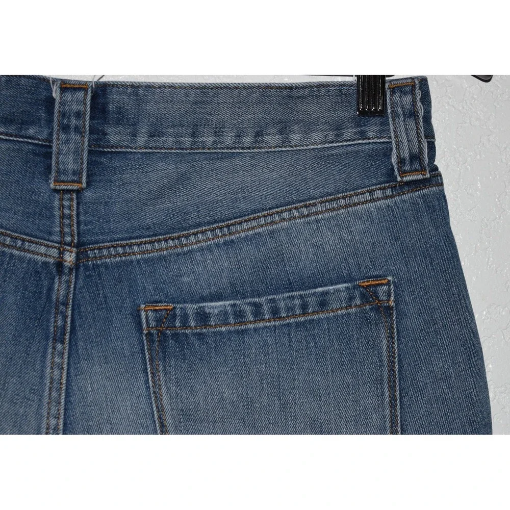 J.Crew Womens 27 Denim Shorts Distressed Frayed‎ Hem 5-Pocket Med Wash C6013